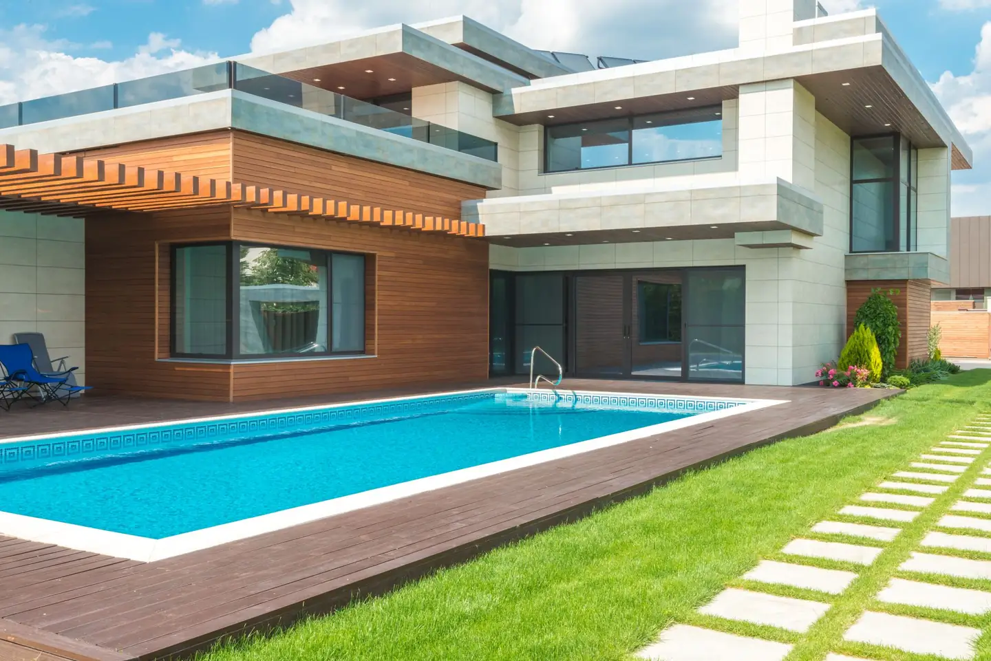 Swimming pool built in Waldegrave, NSW